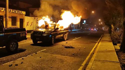 Esto pas&oacute; con los agentes de la PNC del enfrentamiento en zona 7