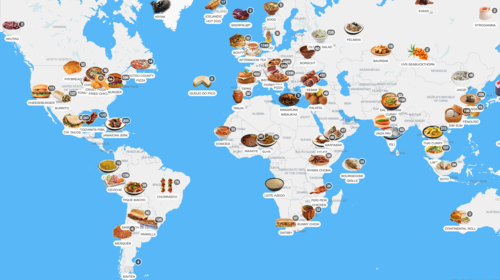 El mapa para saber qué comer en cada país: así se ve Guatemala