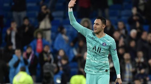 Keylor Navas, el &uacute;ltimo en salir y fue ovacionado en el Bernab&eacute;u