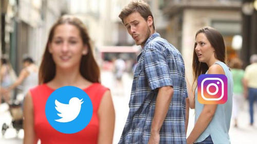 Facebook e Instagram caen y Twitter ataca con divertidos "memes"