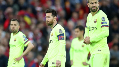 As&iacute; luc&iacute;a el vestuario del Bar&ccedil;a, tras la debacle de Liverpool