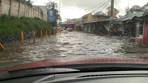 La impresionante fotografía aérea de la tormenta que afectó Mixco