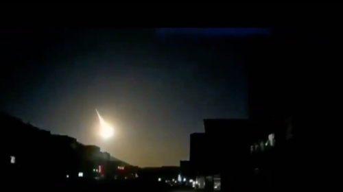 Cae supuesto meteorito y provoca p&aacute;nico