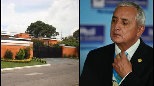 Otto P&eacute;rez dice que adeuda el alquiler de su casa en la zona 15 