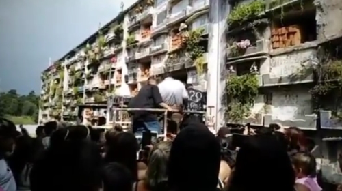 Video: así fue la balacera en el Cementerio La Verbena 