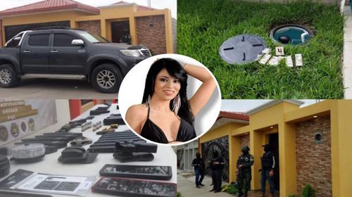 Detienen a ex Miss con armas y carros con placas de Guatemala
