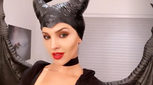 Eiza Gonz&aacute;lez es una "Mal&eacute;fica" al estilo de Angelina Jolie