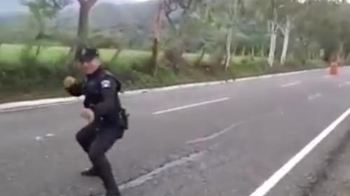 PNC que mostró destrezas habla de cómo se grabó el video viral