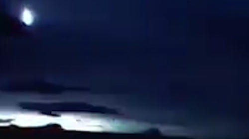 Enorme bola de fuego en el cielo sorprendió a Nueva York