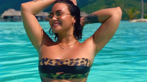 La foto de Demi Lovato en bikini que reveló su verdad 