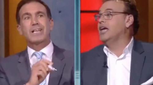 Faitelson enloquece y ataca a compañero, tras derrota de México