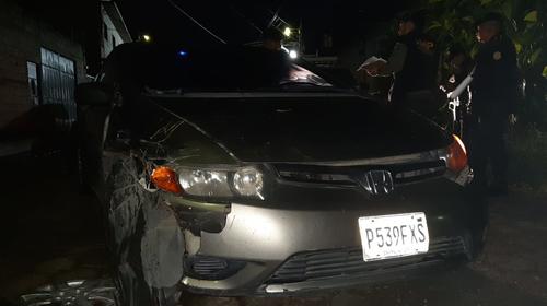 Intento de huida termina al chocar con una autopatrulla