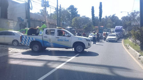 As&iacute; resguardaron al caballo que corr&iacute;a en el tr&aacute;nsito de zona 11