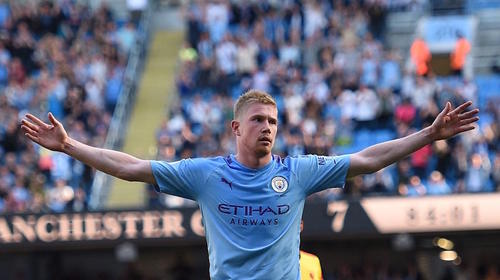 El golazo de Kevin De Bruyne en la goleada del Manchester City