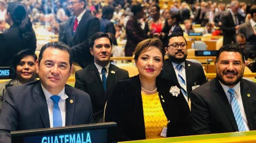 As&iacute; lleg&oacute; Jimmy Morales a Asamblea de la ONU 