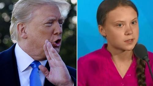 Trump se burla del discurso de activista Greta Thunberg