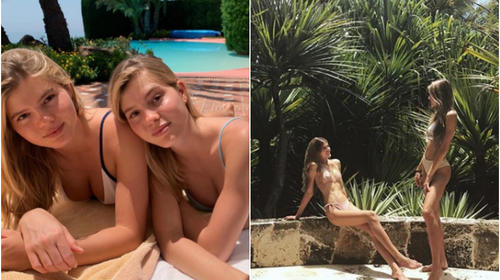 Conoce a las bellas hermanas gemelas de Enrique Iglesias