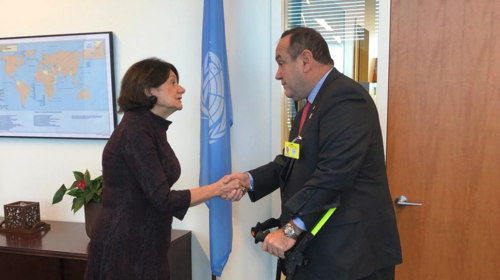 Esta fue la promesa que hizo Giammattei en la ONU