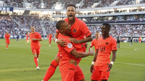 Mbapp&eacute; y Neymar son pura alegr&iacute;a y le dan el triunfo al PSG