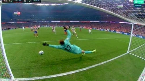 Sensacional atajada de Oblak evita triunfo del Real Madrid 