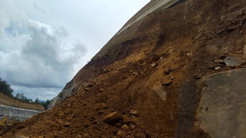 Libramiento de Chimaltenango inestable: reportan otro derrumbe 