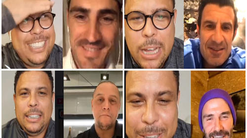 En plena cuarentena Ronaldo reunió al Real Madrid Galáctico 
