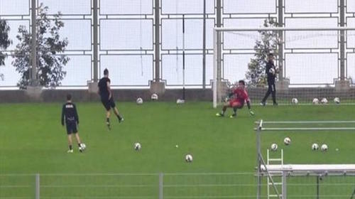 Cristiano Ronaldo rompió la cuarentena y fue al estadio