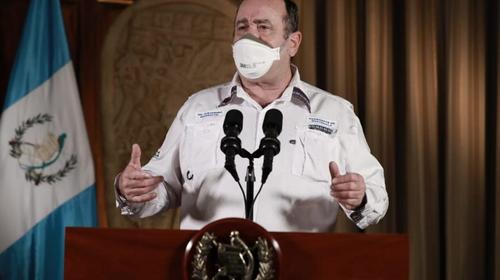 Giammattei prorroga estado de calamidad por un mes más