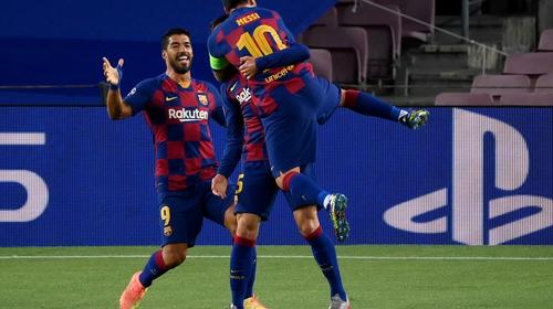 El Barcelona vence al Napoli y avanza en la Champions League