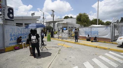 Pacientes de Covid hacen ejercicios en el Parque de la Industria