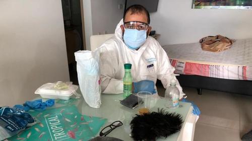 "No me toquen. Tengo Covid", la advertencia de narco capturado