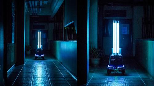 Guatemaltecos crean robot para eliminar el coronavirus