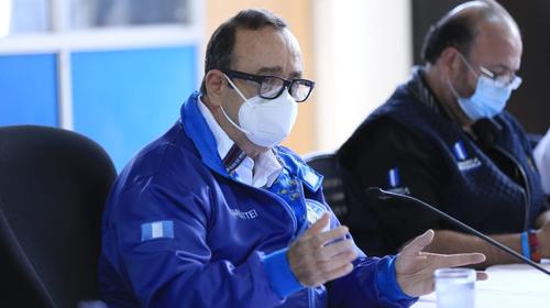 Giammattei: "Estamos siendo mejores..., no se desalienten"