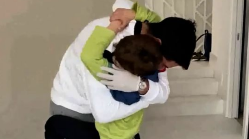 "Son todo en mi vida", el reencuentro de Suárez con sus hijos