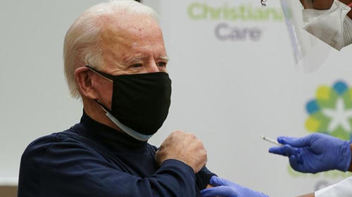 EEUU: Presidente electo Joe Biden recibe vacuna contra Covid-19