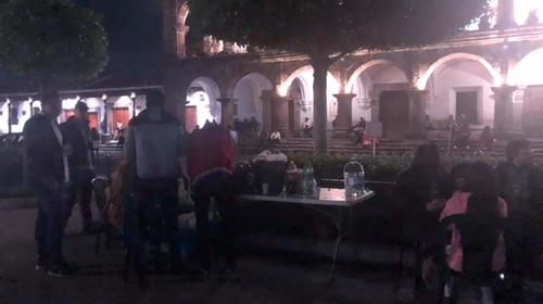 Denuncian desorden en Parque Central de Antigua durante A&ntilde;o Nuevo