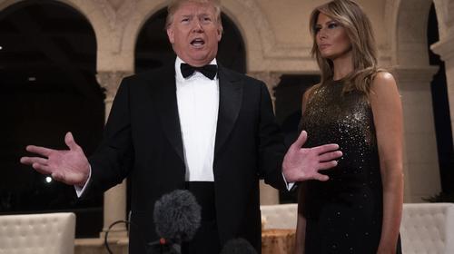 Melania Trump pide paz mundial, pero Donald Trump la corrige
