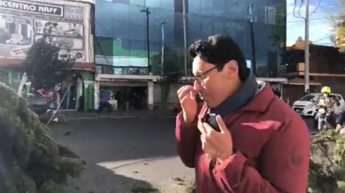 La historia detrás del video del carro destrozado por un árbol