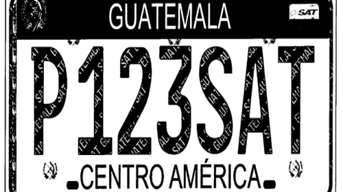 SAT invertir&aacute; casi Q76 millones para nuevas placas de circulaci&oacute;n