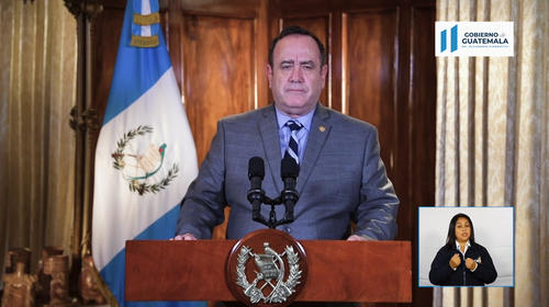 Giammattei explica decreto e irá contra usureros y extorsionistas