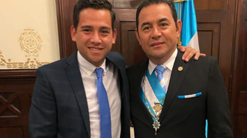 Hijo de Jimmy Morales: "La historia dará honor a quien lo merece"