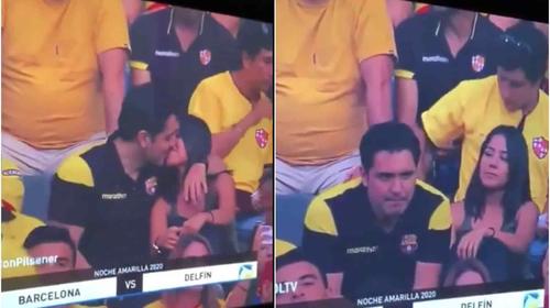 "Destruyeron mi relación", dice hombre infiel visto en "kiss cam"