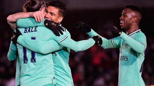 El Real Madrid sufre más de la cuenta y avanza en la Copa del Rey