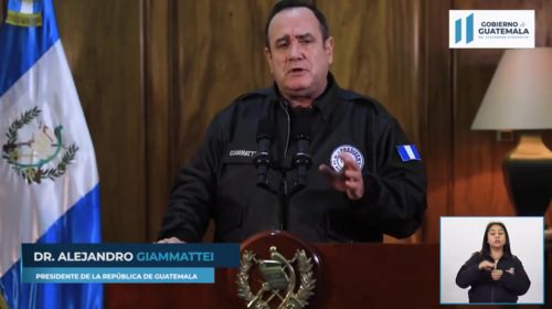 Giammattei pide a Villa Nueva denunciar a los delincuentes 