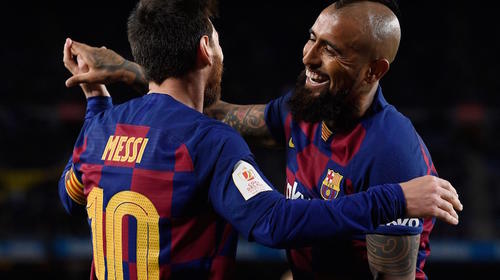 Doblete de Messi y el Barça aplasta al Leganés en la Copa del Rey
