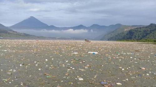 El plan de Giammattei para limpiar el Lago de Amatitlán