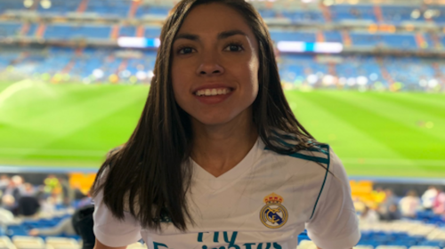 Ana Luc&iacute;a Martinez conoci&oacute; a su &iacute;dolo un "Gal&aacute;ctico" del Madrid 