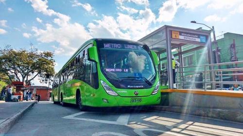 Este es el mapa de las rutas que cubren los buses del Transmetro 