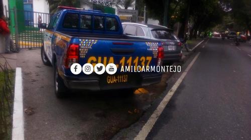 Tiroteo en la entrada a un banco de la zona 9