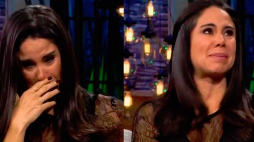 Paola Rojas llora tras recordar video "esc&aacute;ndalo" de Zague